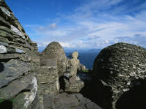 Skellig Michael en Irlande. © Philip Plisson / Plisson La Trinité / AA02405 - Nos reportages photos - Ruine
