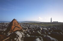 Epave à Eeragh. © Philip Plisson / Plisson La Trinité / AA02456 - Nos reportages photos - Cimetière marin