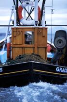 Bateau de pêche à Rossaveel. © Philip Plisson / Plisson La Trinité / AA02516 - Nos reportages photos - Irlande, l'île verte
