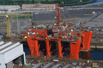 Chantier navale à Belfast. © Philip Plisson / Plisson La Trinité / AA02642 - Photo Galleries - Boat and shipbuilding