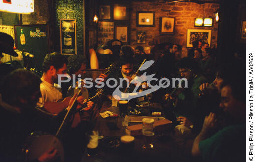 Pub le Galway Inn à Lorient. - © Philip Plisson / Plisson La Trinité / AA02659 - Nos reportages photos - Pub