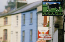 Enseigne à Kinsale. © Philip Plisson / Plisson La Trinité / AA02701 - Nos reportages photos - Irlande, l'île verte