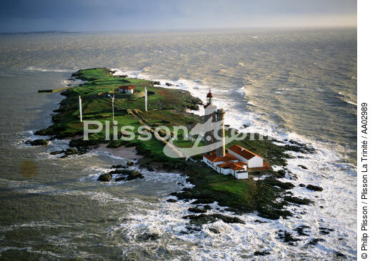 L'île du Pilier. - © Philip Plisson / Plisson La Trinité / AA02989 - Photo Galleries - Pilier Island