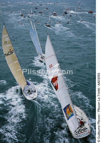 Dépard du Vendée Globe le 1er novembre 1996 - © Guillaume Plisson / Plisson La Trinité / AA03055 - Photo Galleries - Sailing Race