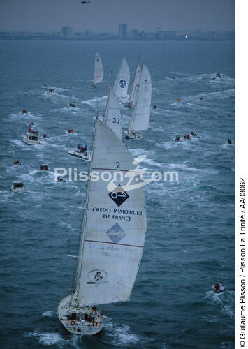 Au dépard du Vendée Globe 1996 - © Guillaume Plisson / Plisson La Trinité / AA03062 - Photo Galleries - Sailing Race