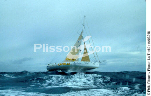 Cacolac d'Aquitaine - © Philip Plisson / Plisson La Trinité / AA03248 - Photo Galleries - Maxi-monohull Racing Yacht