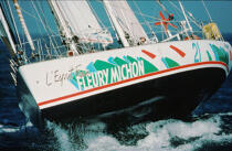 Fleury Michon X © Philip Plisson / Plisson La Trinité / AA03253 - Photo Galleries - Racing monohull