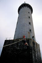 La relève sur Kéréon © Philip Plisson / Plisson La Trinité / AA03274 - Nos reportages photos - Gardien de phare