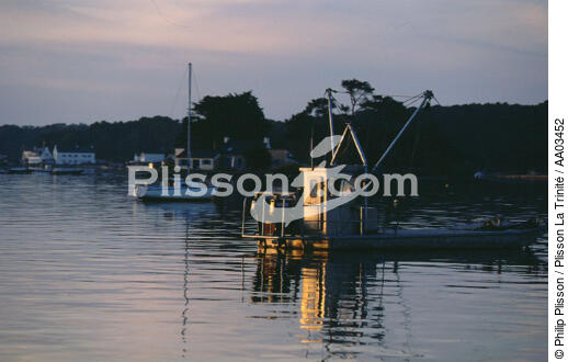 Golfe du Morbihan. - © Philip Plisson / Plisson La Trinité / AA03452 - Photo Galleries - Reflection