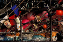 Gros plan sur du materiel de pêche. © Philip Plisson / Plisson La Trinité / AA03509 - Photo Galleries - Fishing