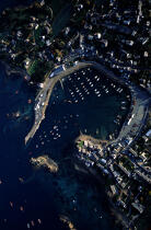 Vue aérienne du port de Loguivy. © Philip Plisson / Plisson La Trinité / AA03621 - Photo Galleries - Town [22]