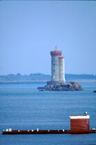 Phare de La Croix. © Philip Plisson / Plisson La Trinité / AA03660 - Photo Galleries - Lighthouse