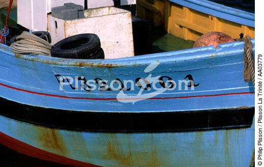 Bateau de pêche à Ploumanac'h - © Philip Plisson / Plisson La Trinité / AA03779 - Photo Galleries - Rigging