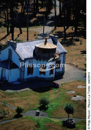 Vue aérienne de beg Léguer. - © Philip Plisson / Plisson La Trinité / AA03913 - Photo Galleries - Lighthouse [22]
