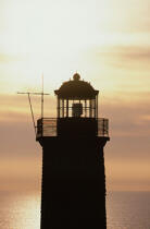 Phare des 7 îles au coucher du soleil. © Philip Plisson / Plisson La Trinité / AA03921 - Photo Galleries - Lighthouse [22]