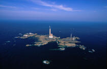 Vue aérienne des Roches Douvres. © Philip Plisson / Plisson La Trinité / AA03941 - Photo Galleries - Lighthouse [22]