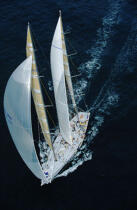 La Poste. © Philip Plisson / Plisson La Trinité / AA04075 - Photo Galleries - Maxi-monohull Racing Yacht