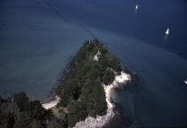 Pointe à l'île aux Moines. © Philip Plisson / Plisson La Trinité / AA04170 - Nos reportages photos - Moines [Ile aux]