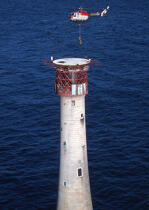 Le phare d'Eddystone en Cornouailles. © Philip Plisson / Plisson La Trinité / AA04469 - Nos reportages photos - Phares Grande-Bretagne