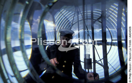 John Joseph Doherty, le gardien de phare de Tory Island dans le Donegal. - © Philip Plisson / Plisson La Trinité / AA04506 - Nos reportages photos - Ile [Irl]