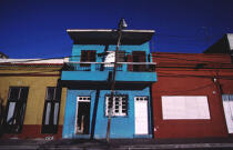 Façades très colorées à Saint-Domingue. © Philip Plisson / Plisson La Trinité / AA04543 - Nos reportages photos - Antilles [Les]