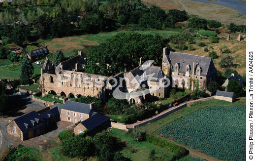Abbaye de Beauport. - © Philip Plisson / Plisson La Trinité / AA04623 - Nos reportages photos - Côte de Goélo