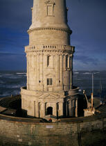 Gros plan du phare de Cordouan. © Philip Plisson / Plisson La Trinité / AA04478 - Photo Galleries - Gironde