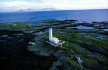 Phare de Hyskeir. © Philip Plisson / Plisson La Trinité / AA04686 - Photo Galleries - Lighthouse [Scot]