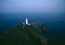 Start point, phare anglais. © Philip Plisson / Plisson La Trinité / AA04700 - Photo Galleries - Lighthouse [England]