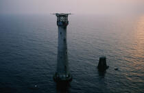 Eddystone, phare anglais. © Philip Plisson / Plisson La Trinité / AA04704 - Photo Galleries - Great Britain Lighthouses