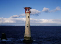 Le phare anglais Eddystone. © Philip Plisson / Plisson La Trinité / AA04705 - Nos reportages photos - Eddystone