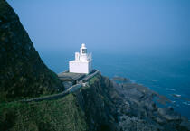 Dans le Devon, le phare Hartland Point. © Philip Plisson / Plisson La Trinité / AA04708 - Photo Galleries - Cliff
