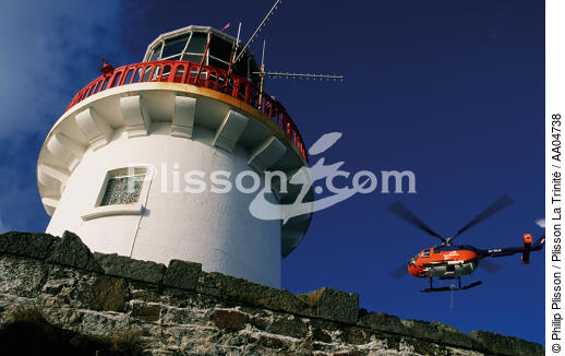 Black Rock Mayo Irish lighthouse. - © Philip Plisson / Plisson La Trinité / AA04738 - Photo Galleries - Black Rock Mayo [lighthouse]