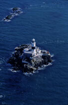 Le phare de Maidens à l'est de l'Irlande. © Philip Plisson / Plisson La Trinité / AA04873 - Photo Galleries - Lighthouse [Ire]