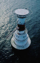 Kish lighthouse. © Philip Plisson / Plisson La Trinité / AA04995 - Photo Galleries - Ireland