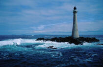 Skerryvore, sur les côtes écossaises. © Philip Plisson / Plisson La Trinité / AA04996 - Photo Galleries - Lighthouse [Scot]