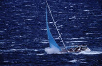 Un maxi pendant la Withbread © Philip Plisson / Plisson La Trinité / AA05068 - Photo Galleries - Sailing Race