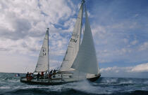 Pen Duick II © Philip Plisson / Plisson La Trinité / AA05086 - Photo Galleries - Maxi-monohull Racing Yacht