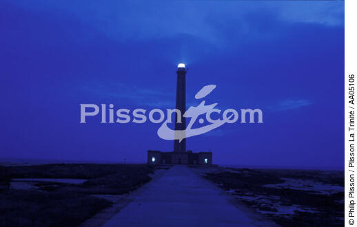 Le phare de Gatteville. - © Philip Plisson / Plisson La Trinité / AA05106 - Nos reportages photos - Gatteville