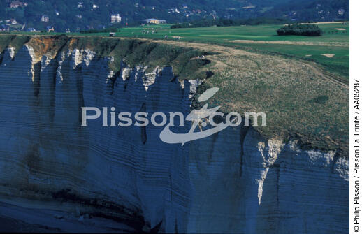 Falaises d'Etretat. - © Philip Plisson / Plisson La Trinité / AA05287 - Nos reportages photos - Golf