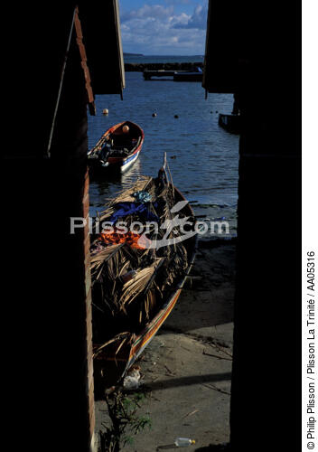 Village de pêcheur au Vauclin - © Philip Plisson / Plisson La Trinité / AA05316 - Photo Galleries - West indies [The]