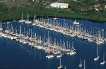 The marina of the Marin in Martinique. © Philip Plisson / Plisson La Trinité / AA05349 - Photo Galleries - West indies [The]