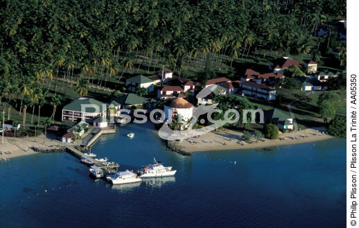Vue aérienne du Club Med à Saint-Anne. - © Philip Plisson / Plisson La Trinité / AA05350 - Nos reportages photos - Hotel