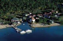 Vue aérienne du Club Med à Saint-Anne. © Philip Plisson / Plisson La Trinité / AA05350 - Nos reportages photos - Antilles [Les]