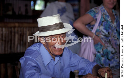 Portrait d'homme - © Philip Plisson / Plisson La Trinité / AA05441 - Nos reportages photos - Antilles [Les]