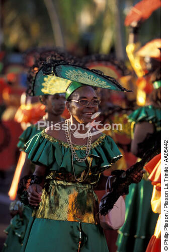 Femme costumée lors du carnaval de Fort-de-France [Martinique] - © Philip Plisson / Plisson La Trinité / AA05442 - Nos reportages photos - Antilles [Les]