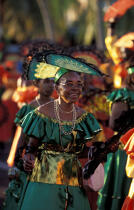 Femme costumée lors du carnaval de Fort-de-France [Martinique] © Philip Plisson / Plisson La Trinité / AA05442 - Nos reportages photos - Antilles [Les]