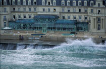 L'hotel des termes de Saint-Malo. © Philip Plisson / Plisson La Trinité / AA05462 - Nos reportages photos - Jetée