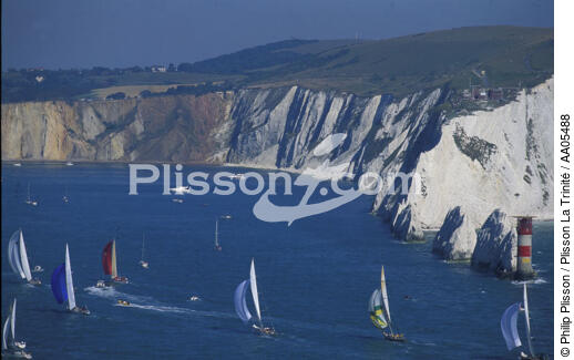Le tour de l'île de Wight. - © Philip Plisson / Plisson La Trinité / AA05488 - Nos reportages photos - Ile [Angleterre]