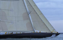 Le superbe class J : Velsheda © Philip Plisson / Plisson La Trinité / AA05554 - Photo Galleries - J Class yacht